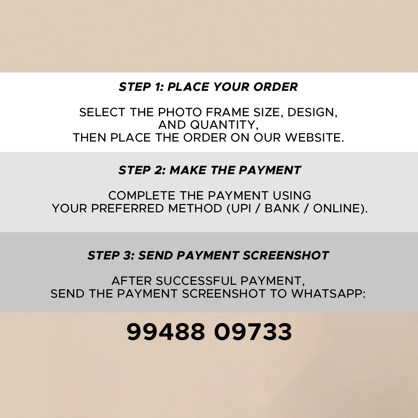 Custom Christian Wall Art with Photos | 12inch x 18inch Size Frame Set