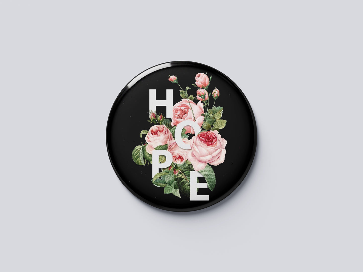 "HOPE" Fridge Magnet (Big Size) | Christian Decor | Premium Quality Round Badge