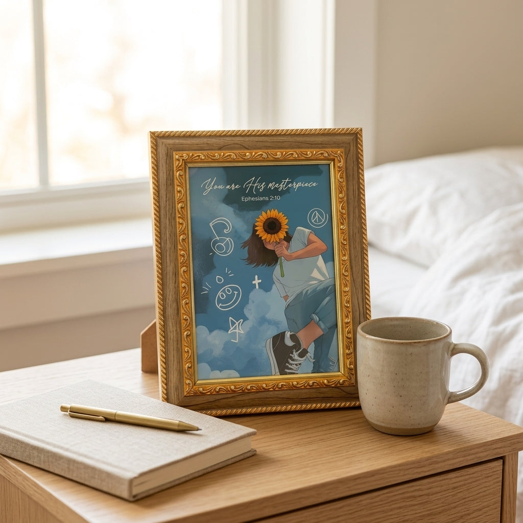 You’re His Masterpiece : Table/Wall Decor : A5 Photo Frame (5in*7in) size