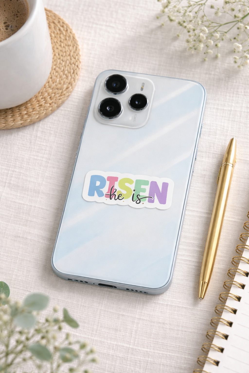 Good Friday & Easter Sticker Pack (14 Designs) | Jesus Is Risen, It Is Finished, Hosanna Stickers