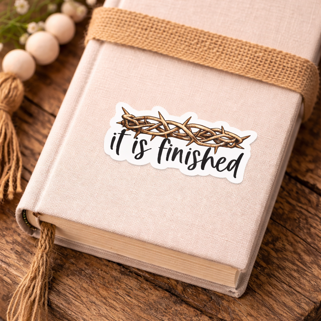 Good Friday & Easter Sticker Pack (14 Designs) | Jesus Is Risen, It Is Finished, Hosanna Stickers