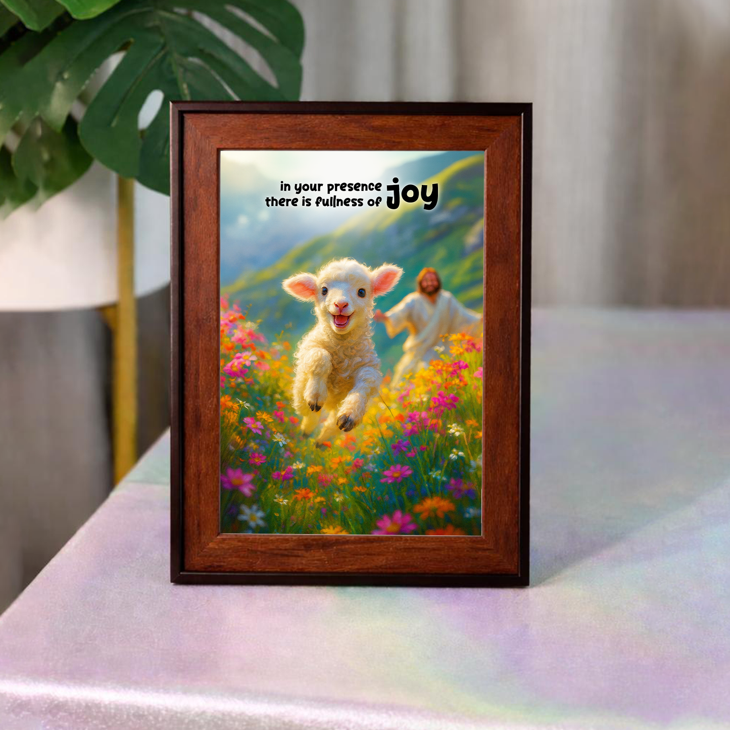 In Your Presence There Is Fullness of Joy : A5 Photo Frame (5in*7in) size