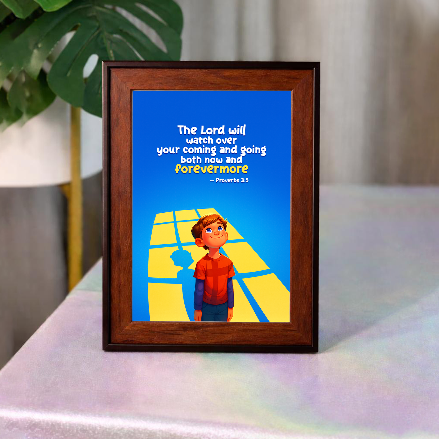 The Lord Will Watch Over You : A5 Photo Frame (5in*7in) size