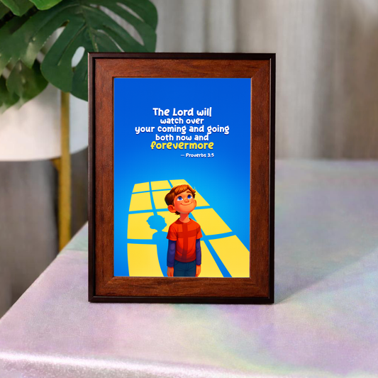 The Lord Will Watch Over You : A5 Photo Frame (5in*7in) size