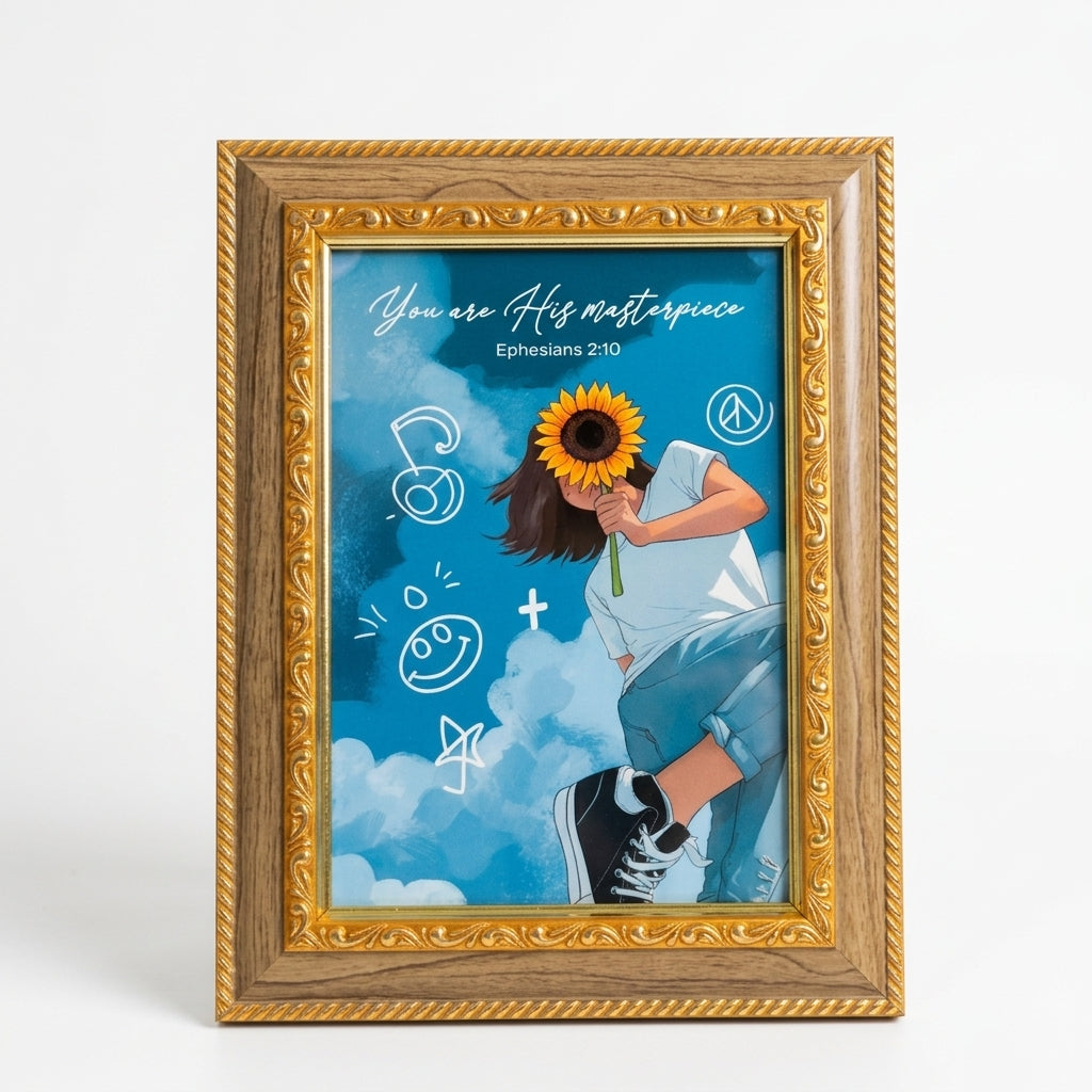 You’re His Masterpiece : Table/Wall Decor : A5 Photo Frame (5in*7in) size