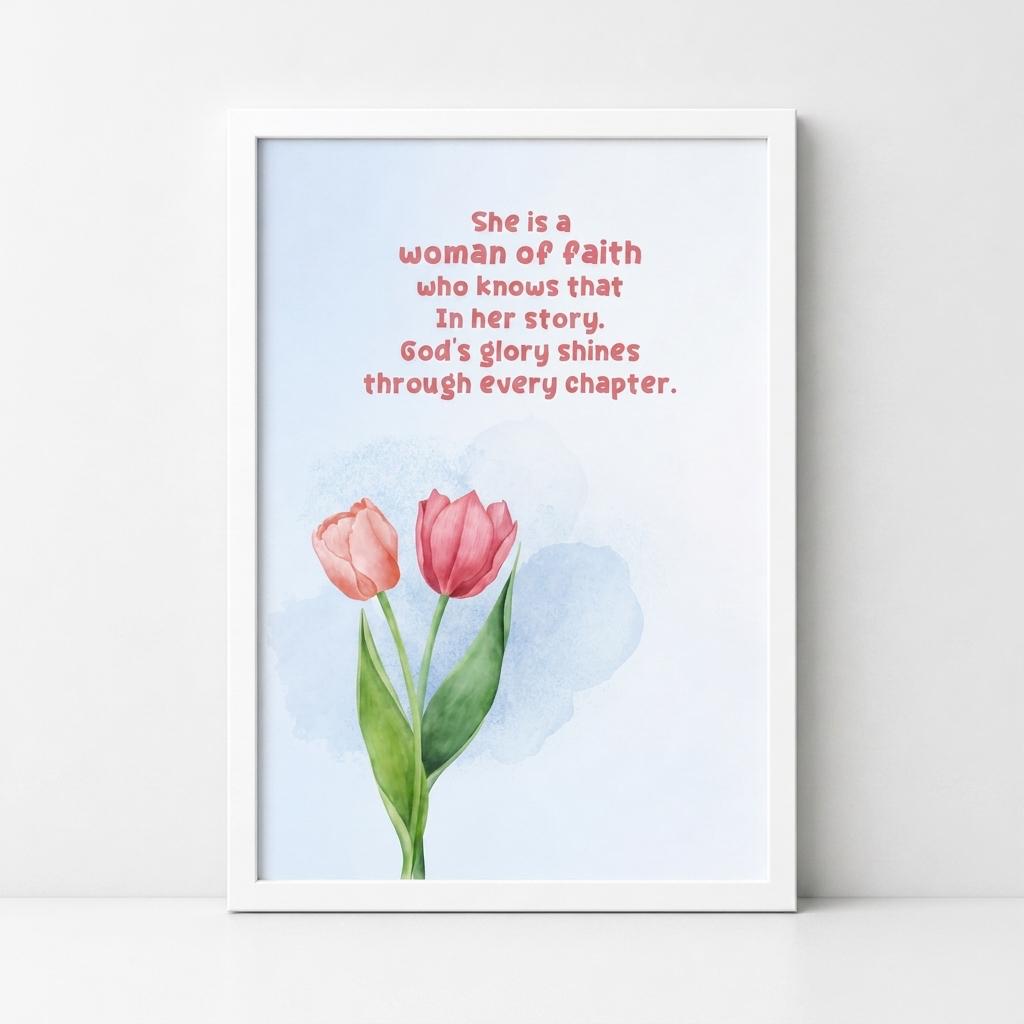 WOMEN OF FAITH | Mother's Day Special Gift : A5, A4, A3 sizes Photo Frames