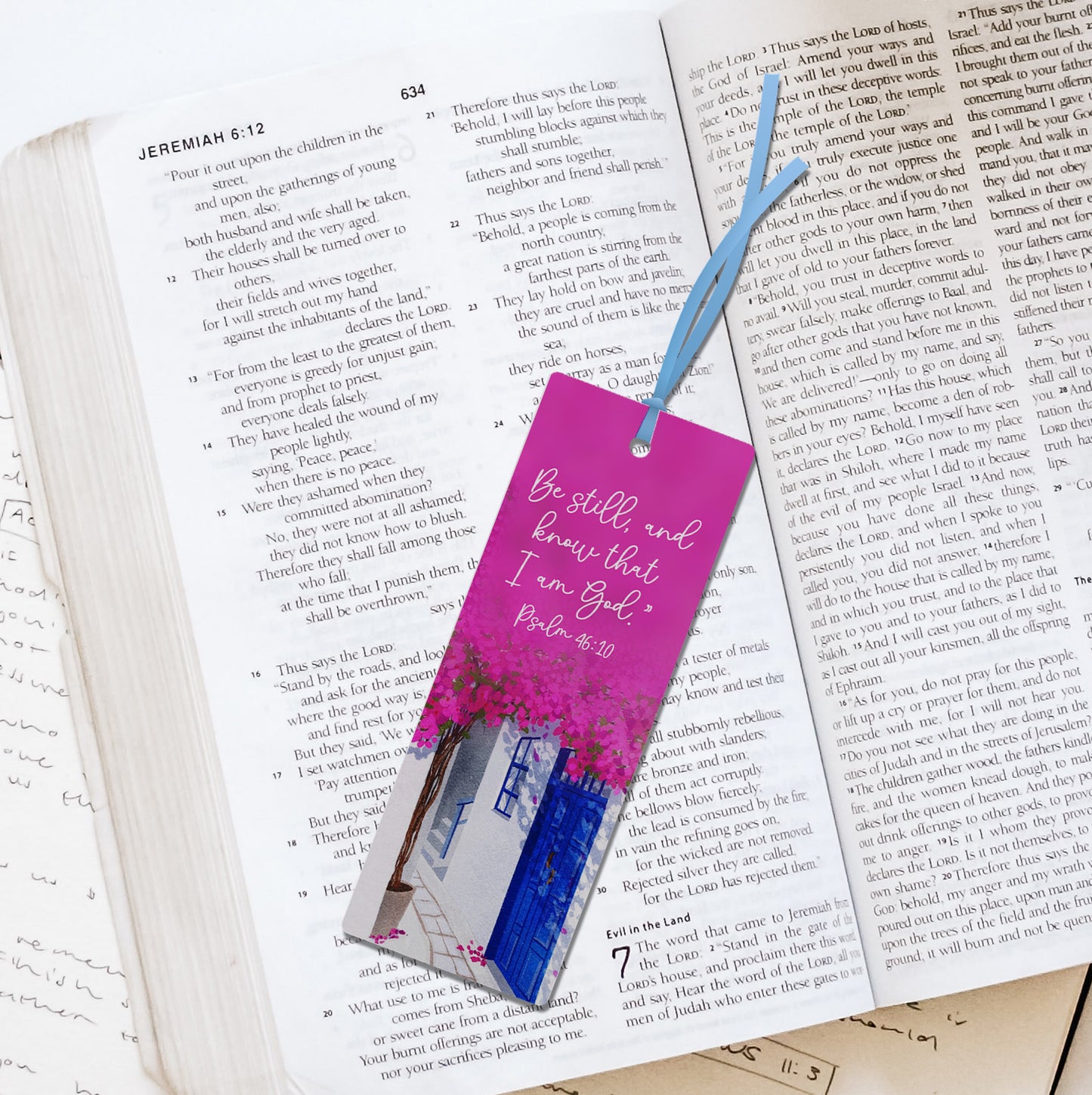 Psalm 46:10 Christian Bookmark – “Be Still and Know That I Am God” Scripture Bookmark