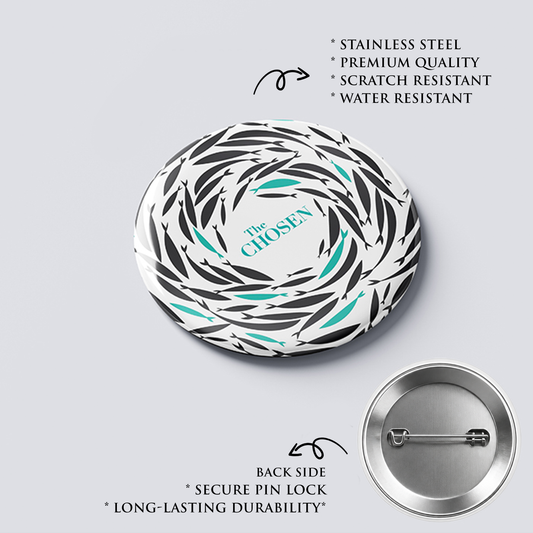 CHOSEN : Christian Decor | Premium Quality Round Badge