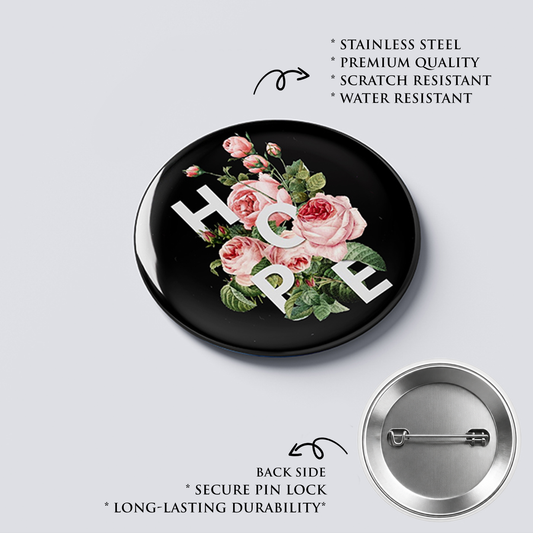 HOPE : Christian Decor | Premium Quality Round Badge